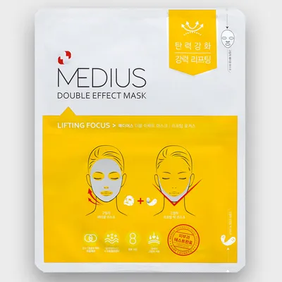 Medius Double Effect Mask Lifting (Dwuczęściowa maska w płachcie liftingująca)