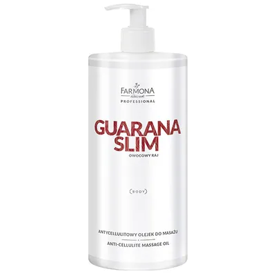Farmona System Professional Guarana Slim, Anti-Cellulite Massage Oil (Owocowy Raj, antycellulitowy olejek do masażu)