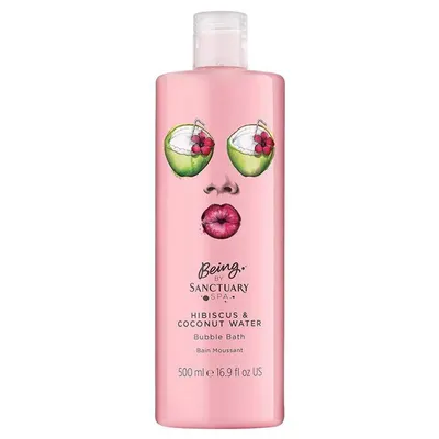 Being by Sanctuary Spa Hibiscus & Coconut Water Bubble Bath (Płyn do kąpieli `Hibiskus i woda kokosowa`)