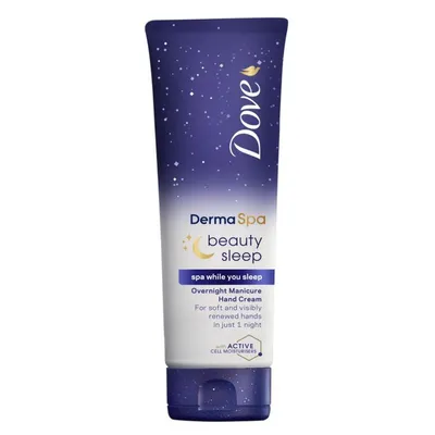 Dove DermaSpa, Beauty Sleep Overnight Manicure Hand Cream (Krem do rąk na noc)
