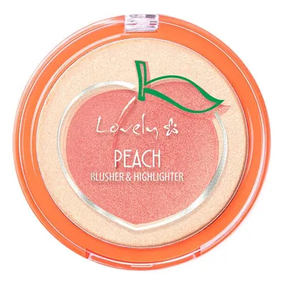 Lovely Peach Blusher & Highlighter (Róż i rozświetlacz do twarzy)
