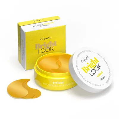 Clavier Bright Look Retinol Hydrogel Eye Patch (Hydrożelowe płatki pod oczy z retinolem)