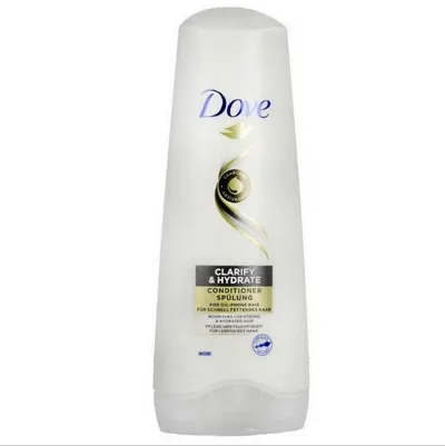 Dove Clarify & Hydrate, Conditioner (Nawilżająca lekka odżywka z węglem atywnym do włosów przetłuszczających się)