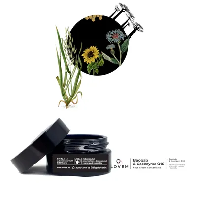 Lovem Baobab & Coenzyme Q10 Face Cream Concentrate (Krem `Baobab & koenzym Q10`)