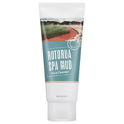 Missha Rotorua Spa, Mud Pack Cleanser (Maska oraz pianka myjąca w jednym)