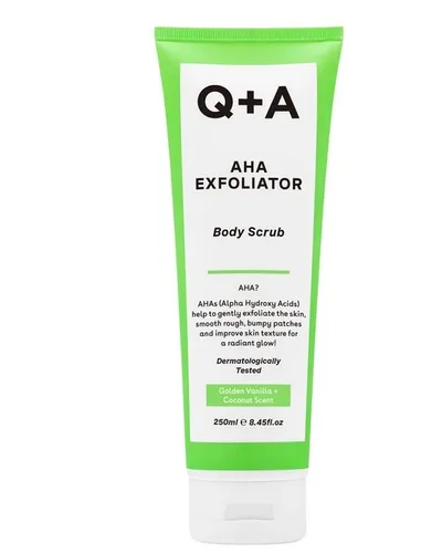 Q+A AHA Exfoliator Body Scrub (Wygładzający peeling do ciała z kwasami AHA)