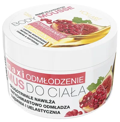 Vollare Cosmetics Body Mousse, Mus do ciała z ekstraktami z granatu, figi i olejem arganowym