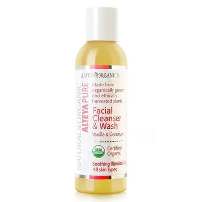 Alteya Organics Facial Cleanser & Wash Vanilla & Geranium (Mydło do twarzy z eskstraktem z wanilli oraz geranium)