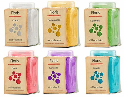 Bochneris Floris, Sól bocheńska kosmetyczno-kąpielowa (różne rodzaje)