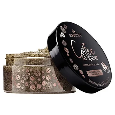 Essence Coffee To Glow, Body Scrub (Kawowy peeling do ciała)