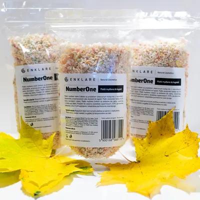 Enklare Natural Cosmetics Naturalne płatki mydlane do kąpieli