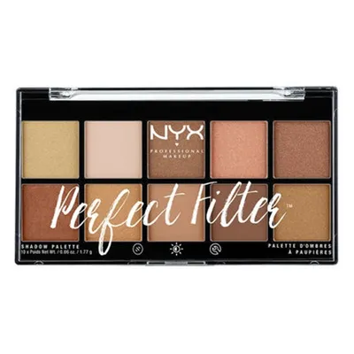 NYX Professional Makeup Perfect Filter, Shadow Palette (Paleta 10 cieni do powiek)