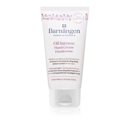 Barnangen Oil Intense Hand Cream, Wild Rose Scent (Krem do rąk do skóry suchej i zmęczonej `Dzika Róża`)