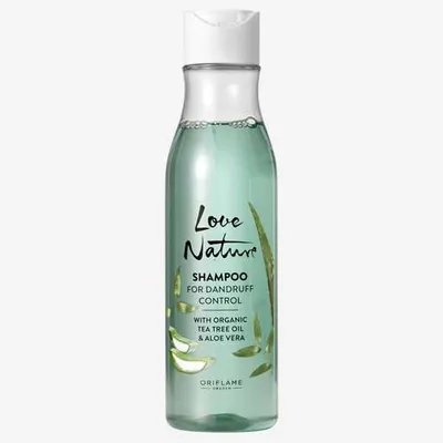 Oriflame Love Nature, Shampoo For Dandruff Control with Organic Tea Tree Oil & Aloe Vera (Szampon przeciwłupieżowy)
