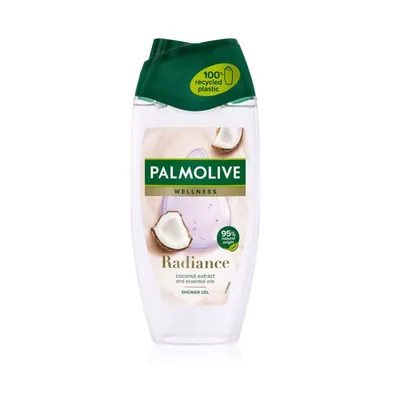 Palmolive Wellness Radiance Shower Gel (Żel pod prysznic z ojejkami eterycznymi i ekstraktem z kokosa)