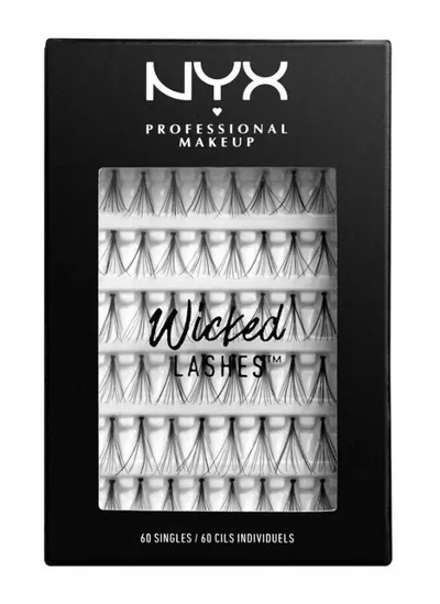 NYX Professional Makeup Wicked Lashes Singles (Zestaw sztucznych kępek do rzęs)