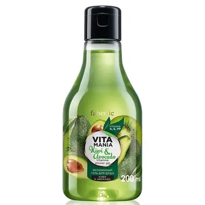 Faberlic Vitamania, Witaminowy żel pod prysznic `Kiwi i awokado`