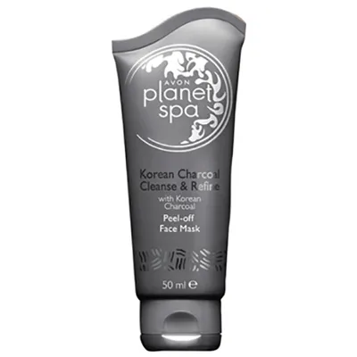 Avon Planet Spa, Korean Charcoal Cleanse & Refine with Korean Charcoal Peel-off Face Mask (Intensywnie oczyszczająca maseczka peel-off z aktywnym węglem)