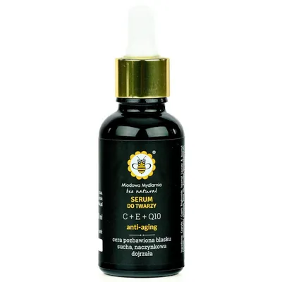 Miodowa Mydlarnia Serum do twarzy C + E + Q10