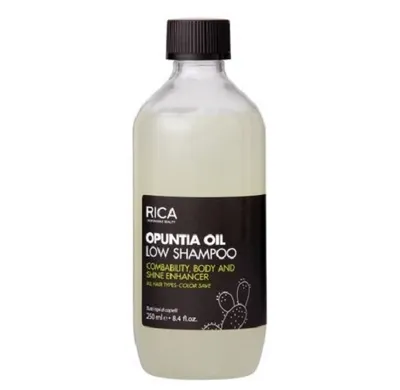Naturica Opuntia Oil Low Shampoo (Szampon niskopieniący nadający połysk, miękkość i objętość)