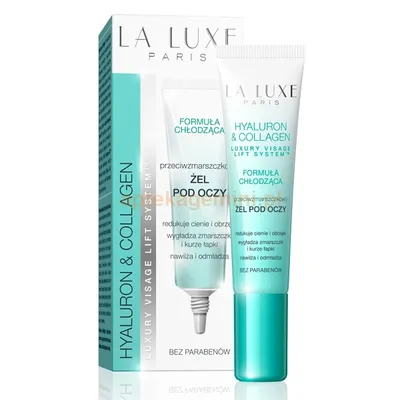 La Luxe Paris Hyaluron & Collagen, Przeciwzmarszczkowy żel pod oczy