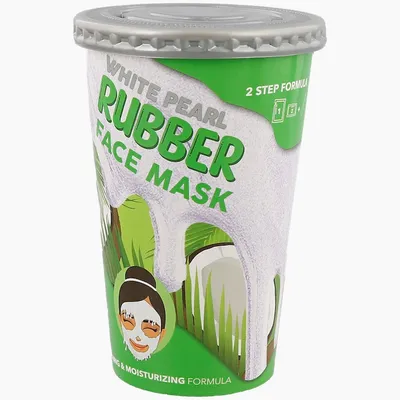 Action Rubber Face Mask White Pearl Moisturizing Formula (Gumowa maseczka do twarzy)