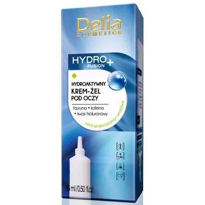 Delia Hydro + Fusion, Hydroaktywny krem-żel pod oczy