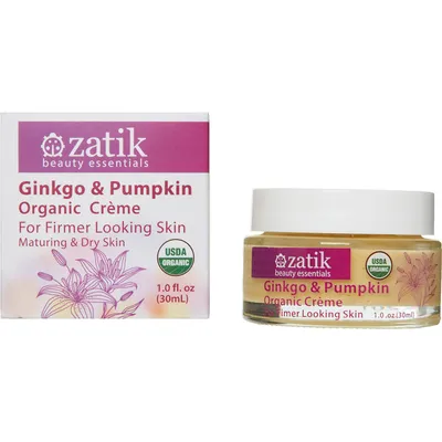 Zatik Beauty Essentials Ginkgo & Pumpkin, Organic Crème (Krem do twarzy z imbirem i dynią)