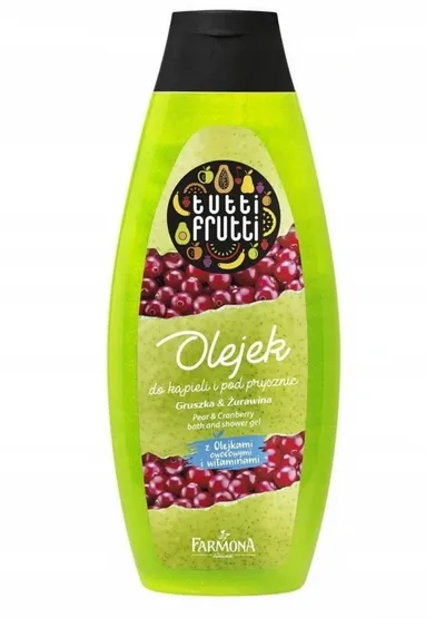 Tutti Frutti Olejek do kąpieli i pod prysznic `Gruszka i żurawina`