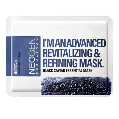 Neogen Dermalogy, Black Caviar, Essential Mask (Maseczka ujędrniająca wzbogacona ekstraktem z czarnego kawioru)