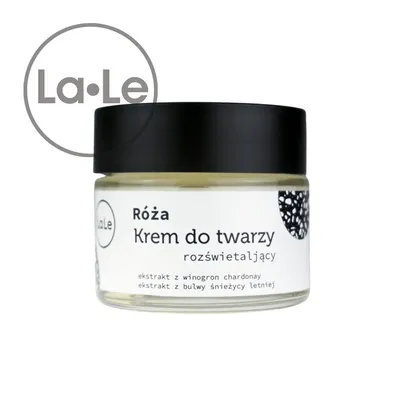 La-Le Krem do twarzy rozświetlający różany