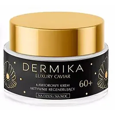 Dermika Luxury Caviar, Krem aktywnie regenerujący na dzień i na noc 60+