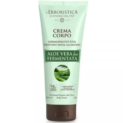 Athena's l'Erboristica Crema Corpo Aloe Vera Bio Fermentata (Krem do ciała z organicznym aloesem)