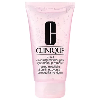 Clinique 2-in-1 Cleansing Micellar Gel + Light Makeup Remover (Żel micelarny 2 w 1)