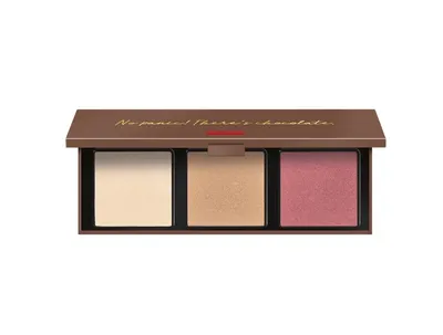 PUPA Zero Calorie Chocolate  Palette 001 (Paleta rozświetlaczy do twarzy)