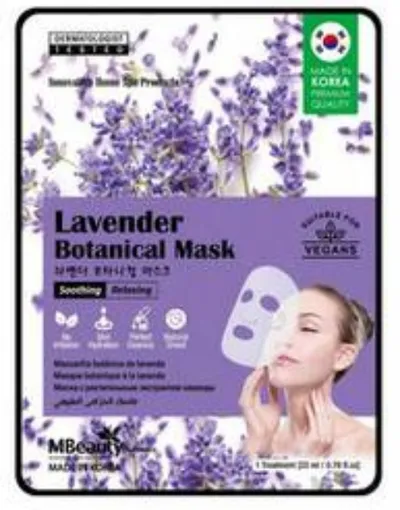 MBeauty Lavender Botanical Mask (Kojąco-relaksująca lawendowa maska w płachcie)