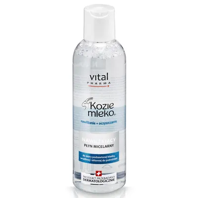 V. Laboratories (Saraya) Vital Pharma +, Kozie mleko, Nawilżający płyn micelarny