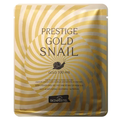 Skinpastel Presstige Golden Snail Mask (Maska do twarzy w płachcie)