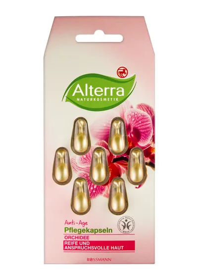 Alterra Anti - Age, Orchidee, Pflegekapseln (Kapsułki pielęgnujące z wyciągiem z orchidei)