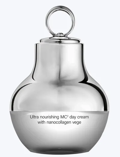 Hiskin Ultra Nourishing MC2 Day Cream with Nanocollagen Vege (Krem na dzień z nanokolagenem vege + masażer i światło LED)