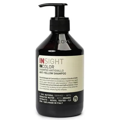 Insight Professional, Incolor Anti-Yellow  Shampoo (Szampon niwelujący żółty odcień)