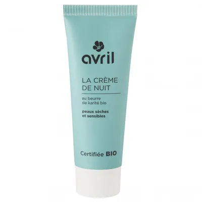 Avril La Creme De Nuit Peaux Seches et Sensibles (Krem do twarzy na noc do cery suchej i wrażliwej)