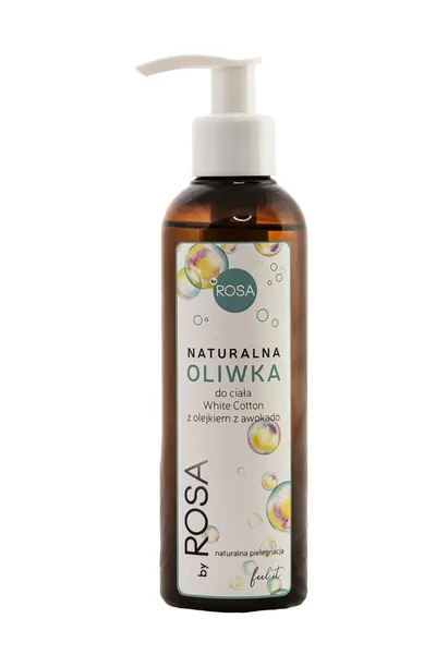 Byrosa Naturalna oliwka  do ciała White Cotton z olejkiem z awokado