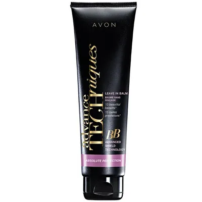 Avon Advance Techniques, Absolute Perfection, BB Balm Leave - in Treatment (Upiększający balsam do włosów BB [Kremowy eliksir regenerujaco-ochronny])