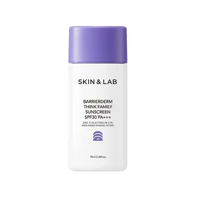 Skin & Lab Barrierderm Think Family Sunscreen SPF30 PA+++ (Balsam z filtrem przeciwsłonecznym do twarzy)