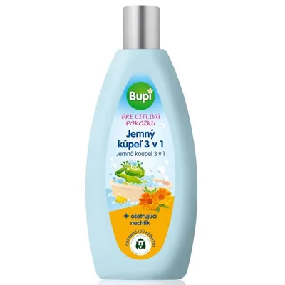 Bupi Sensitive, Szampon i żel pod prysznic dla dzieci 3 w 1