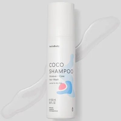 HelloBody Coco Shampoo, Moisture + Care Shampoo (Nawilżający szampon do włosów)