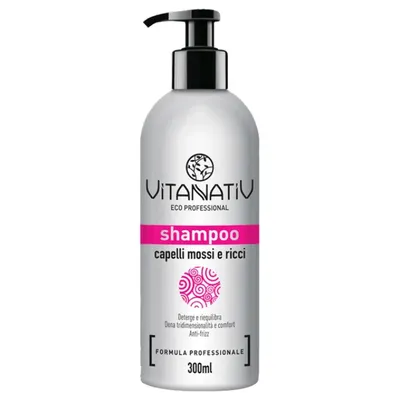 Vitanativ Shampoo Capelli Mossi e Ricci (Szampon do włosów falowanych i kręconych)