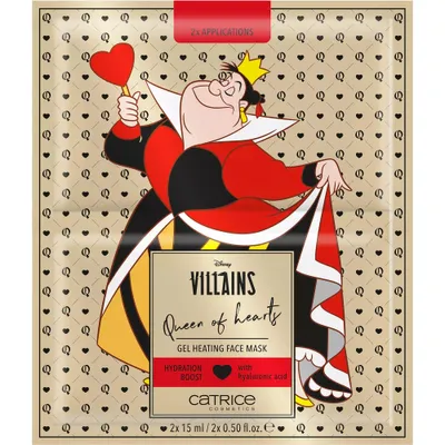 Essence Disney Villains, Queen of Hearts Gel Heating Face Mask (Ogrzewająca maska do twarzy)