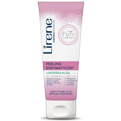 Lirene Dermoprogram Algae Pure Technology, Peeling enzymatyczny z morską algą